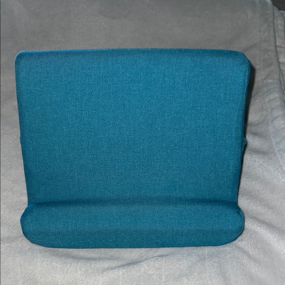 Blue Memory Foam Tablet Stand, perfect for iPads